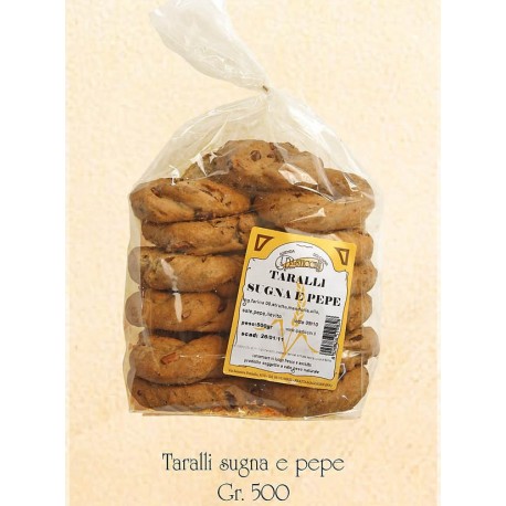 Taralli napoletani mandorla sugna e pepe