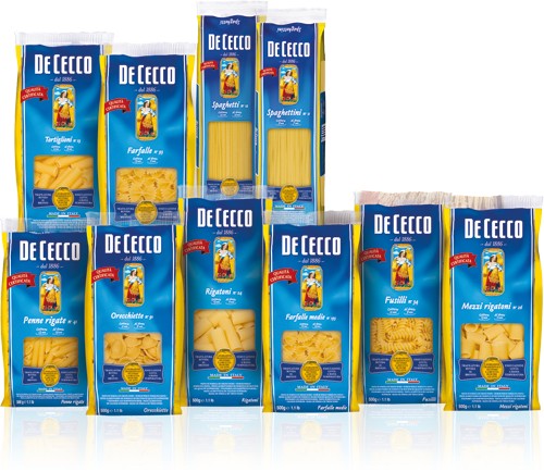 Pasta di semola di grano duro italiano De Cecco gr.500 - Thegoodofitaly