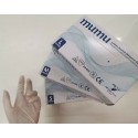 Guanti in lattice naturale no nitrile senza polvere 100pz. difendi le tue mani dal coronavirus covid-19